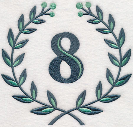 Laurel Number 8 - 7 Inch - Image 2
