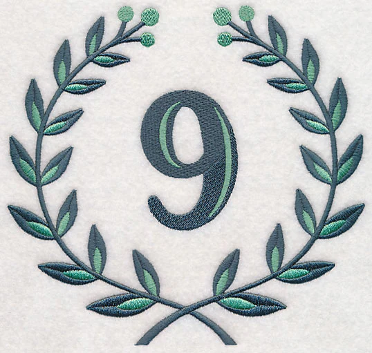 Laurel Number 9 - 7 Inch