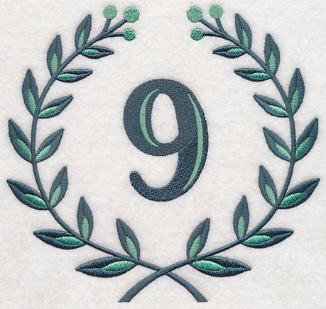 Laurel Number 9 - 7 Inch - Image 2
