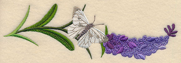 Lavender and Butterfly Horizontal Border - Image 3