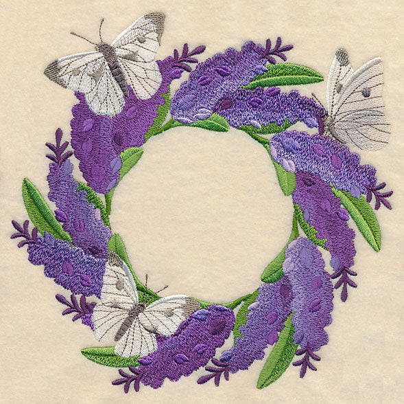 Lavender and Butterfly Wreath - Image 6