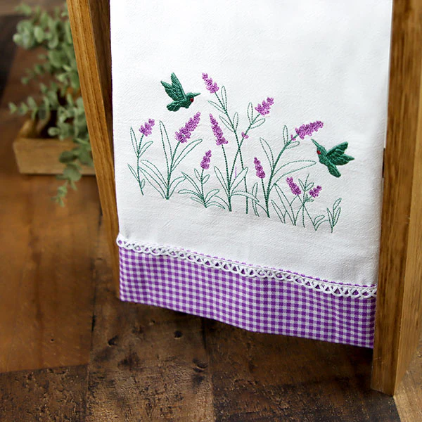 Lavender & Hummingbirds Border - Image 2