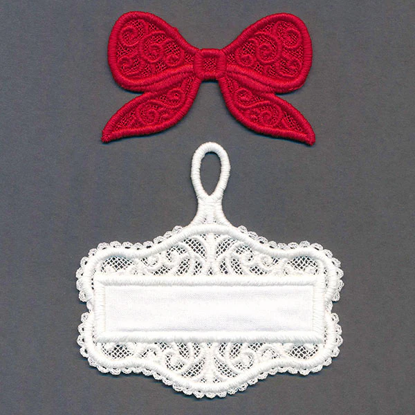 Layers of Christmas Cheer Gift Tag Ornament (Lace) - Image 6