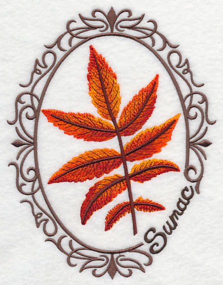 Leaf Cameo - Sumac - Image 3