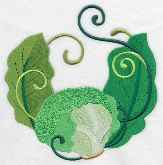 Leafy Salad Greens Wreath - Image 2