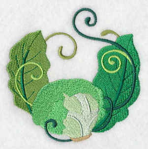 Leafy Salad Greens Wreath - Image 5