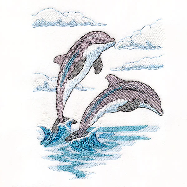 Leaping by the Seaside Dolphins - Image 4