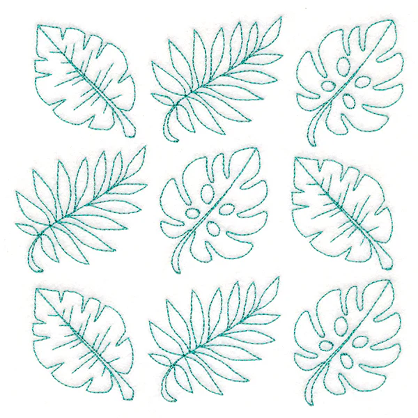 Leaves in Paradise Quilting (Double Run) - Image 3