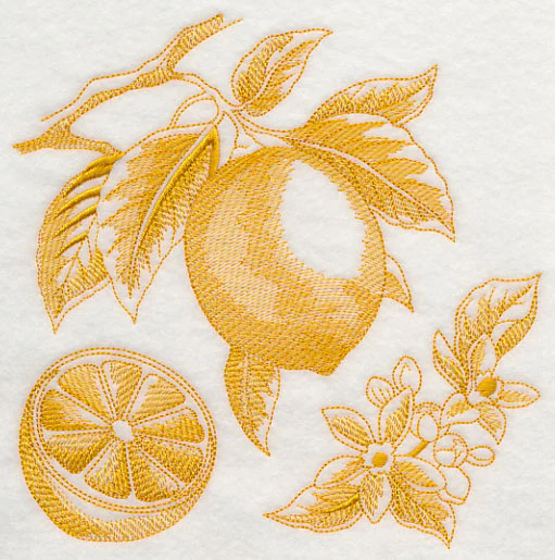Lemon Botanical (Toile) - Image 2