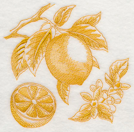 Lemon Botanical (Toile) - Image 3