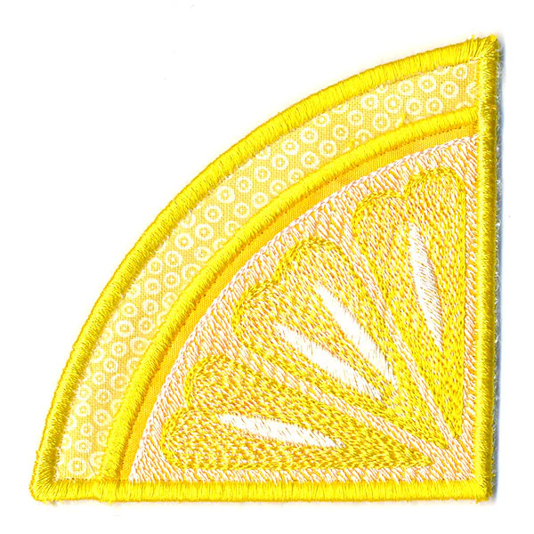 Lemon Corner Bookmark (In-the-Hoop) - Image 2