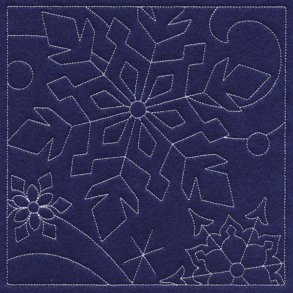 Let It Snow Quilting - Captivating Snowflake (Double Run) - Image 2