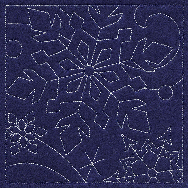 Let It Snow Quilting - Captivating Snowflake (Double Run) - Image 3