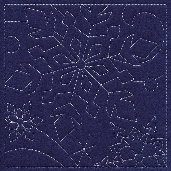 Let It Snow Quilting - Captivating Snowflake (Double Run) - Image 6