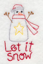 Let It Snow Snowman (Vintage) - Image 2