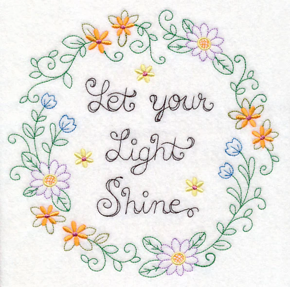 Let Your Light Shine Wreath (Vintage) - Image 6