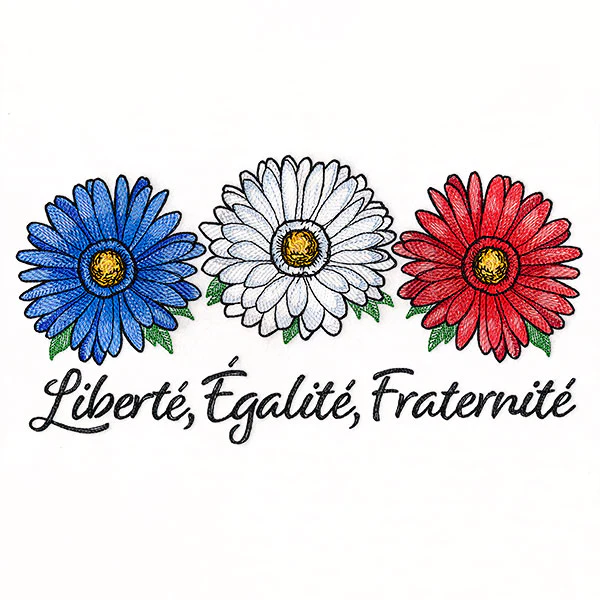 Liberte, Egalite, Fraternite Daisies - Image 2