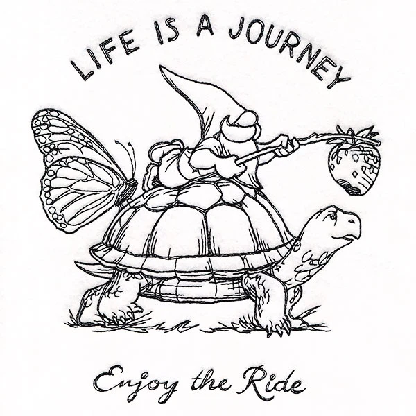 Life is a Journey Gnome & Turtle - Image 7