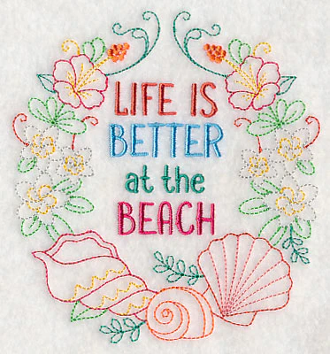 Life is Better at the Beach Wreath