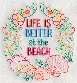 Life is Better at the Beach Wreath - Image 2