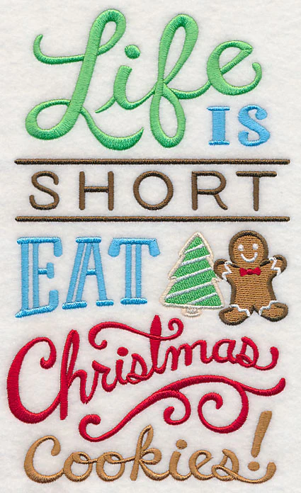 Life is Short Eat Christmas Cookies - Image 2