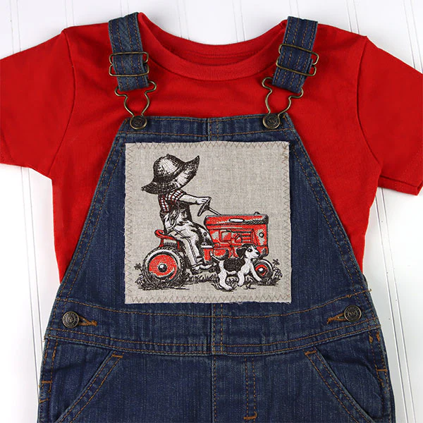 Life on the Tractor Farmer Fred Etching - Image 8