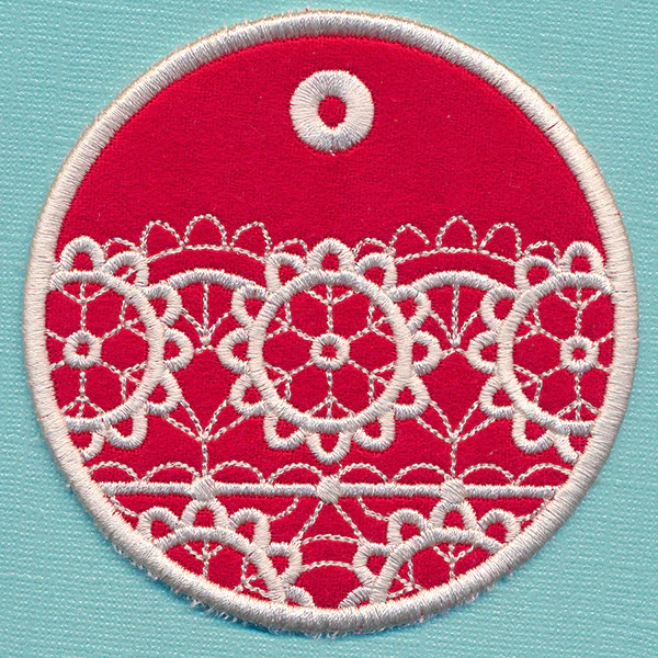 Light and Lovely Ornament Tag (In-the-Hoop) - Image 3