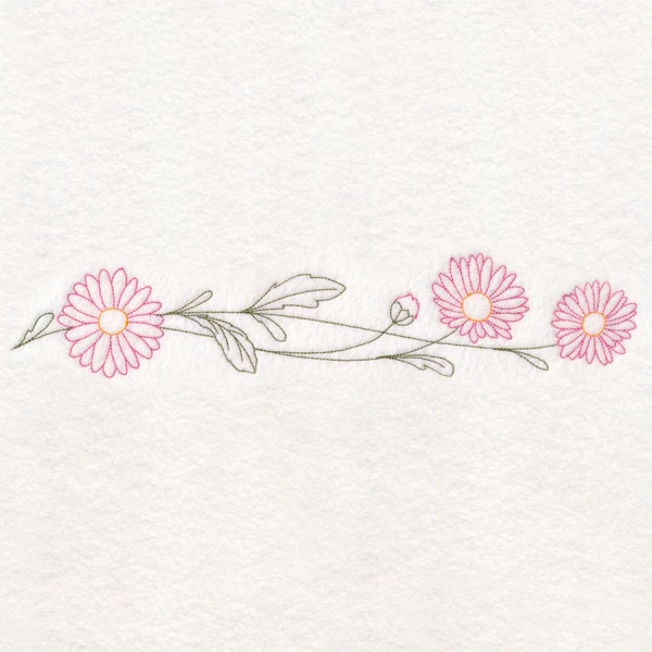 Light Daisy Border (Vintage) - Image 6