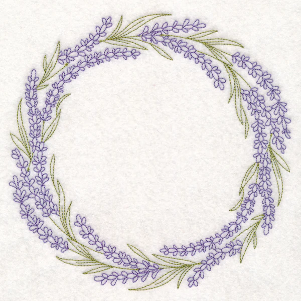 Light Lavender Wreath (Vintage) - Image 2