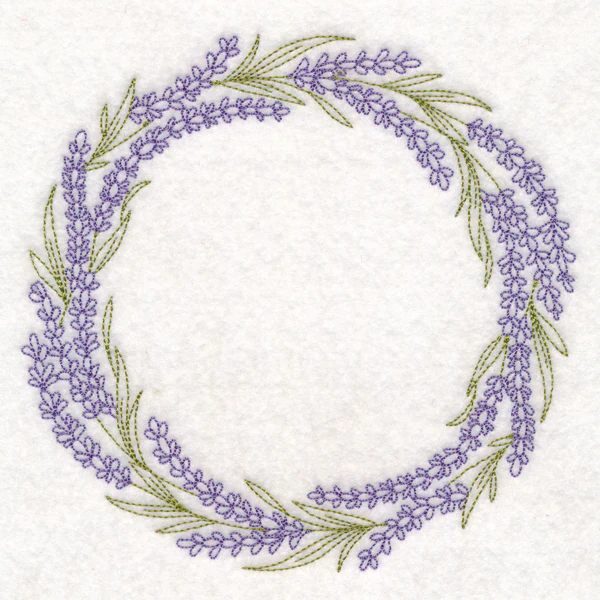 Light Lavender Wreath (Vintage) - Image 3