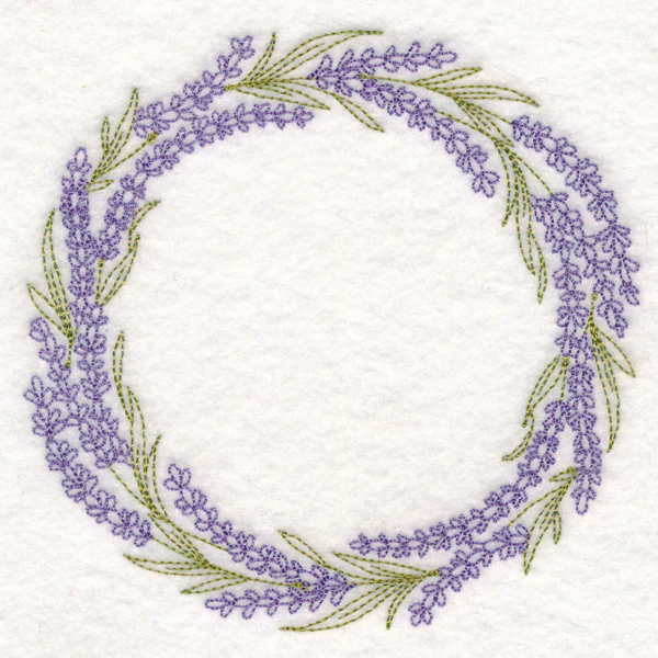 Light Lavender Wreath (Vintage) - Image 4