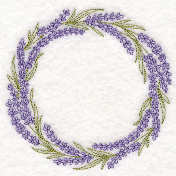 Light Lavender Wreath (Vintage) - Image 5