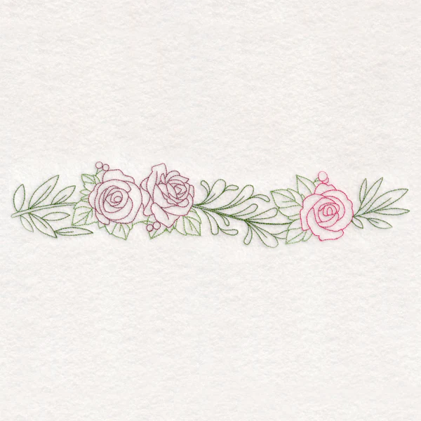 Light Rose Border (Vintage) - Image 6