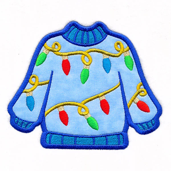 Lights Ugly Christmas Sweater (Applique) - Image 3
