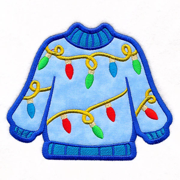 Lights Ugly Christmas Sweater (Applique) - Image 7
