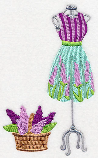Lilacs Dress Form - Image 4