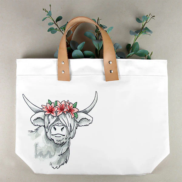 Lilies and Sunshine Highland Cow - Image 10