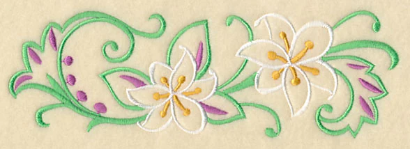 Lily Filigree Border - Image 3