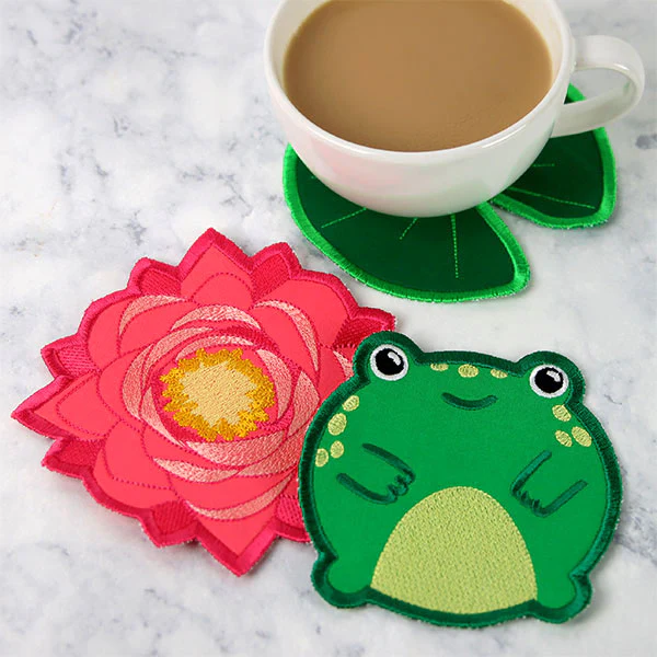 Lily Pad Coaster (In-the-Hoop) - Image 4