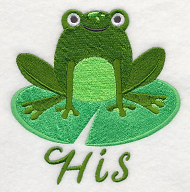 Lily Pad Frog - His