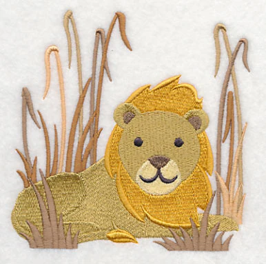 Lion in Savanna Grass - Image 4