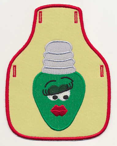 Lipstick Light Bottle Apron (In-the-Hoop)
