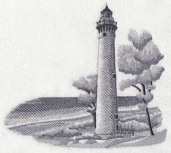Little Sable Point Lighthouse Sketch (Michigan) - Image 4