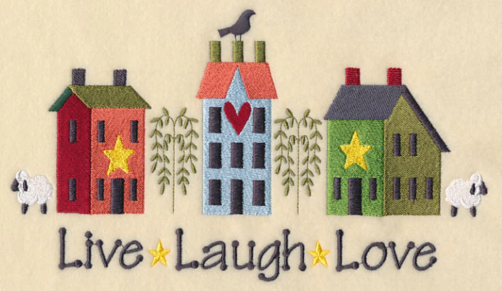 Live, Laugh, Love Saltbox Houses - Image 4