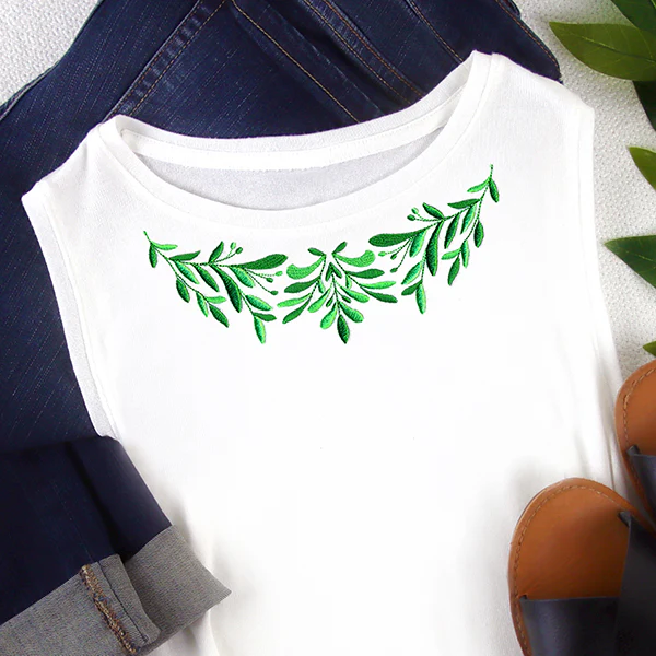 Lively Botanical Neckline - Image 10