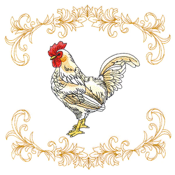Lively Rooster in Filigree - Image 6