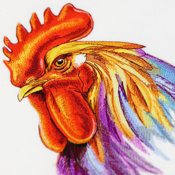 Lively Rooster in Watercolor - Image 6