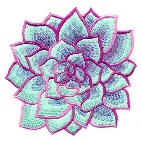 Lively Succulent (Applique) - Image 3