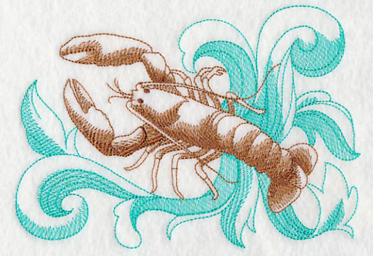 Lobster with Baroque Background - Image 2