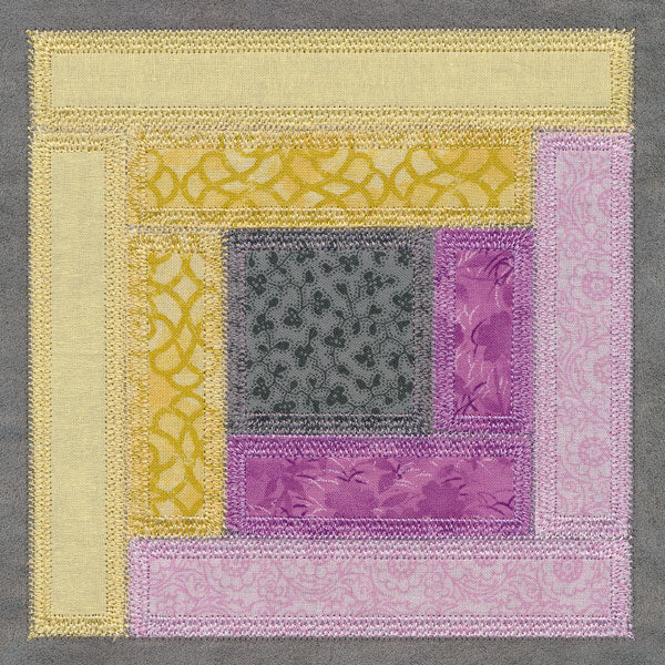 Log Cabin Quilt Block (In-the-Hoop) - Image 6